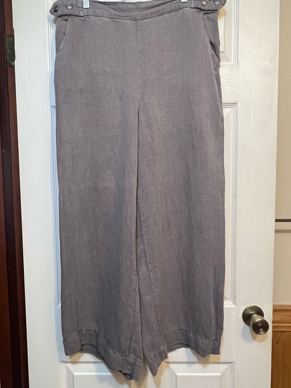 Calypso St. Barth Dark Charcoal Wide Leg Pants